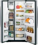GE Stainless Steel Side-by-Side Refrigerator (22.5 Cu. Ft.) - GSS23HSHSS