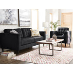Anthena Sofa and Chair Set - Charcoal