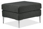 Orly Ottoman - Raven