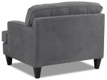 Bacchus Chair and a Half - Slate