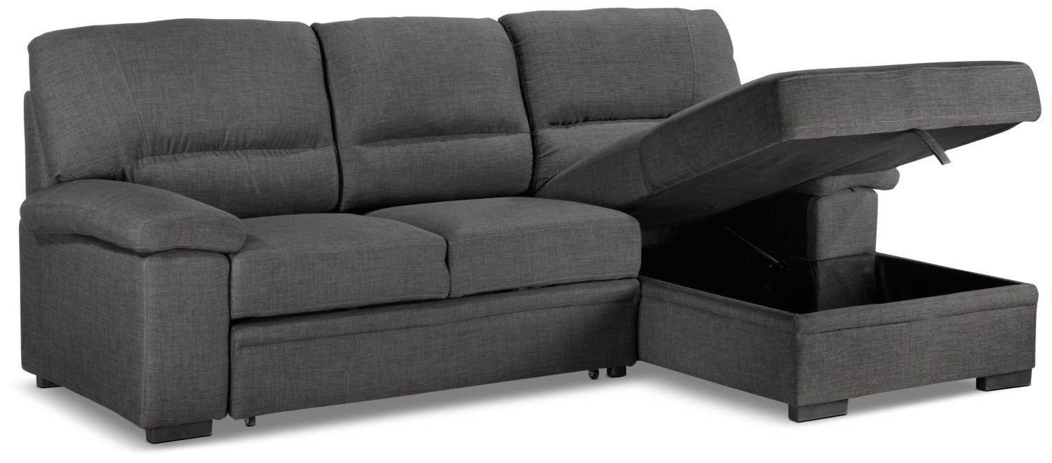 Tessaro Pop-Up Sofa Bed - Charcoal