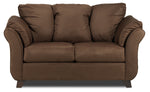 Collier Loveseat - Chocolate